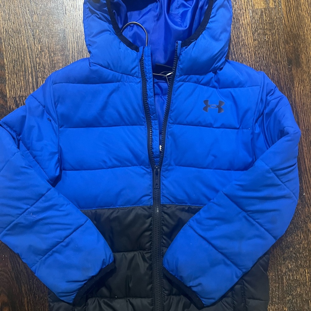 Under Armour Kids Puffer Jacket in Blue and Black